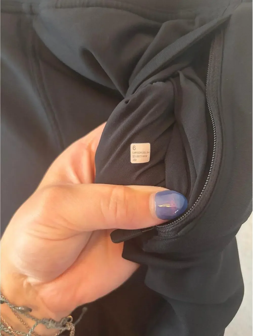 Lululemon Adapted State High-Rise Tech Fleece Jogger 27in inseam Black size 6.
